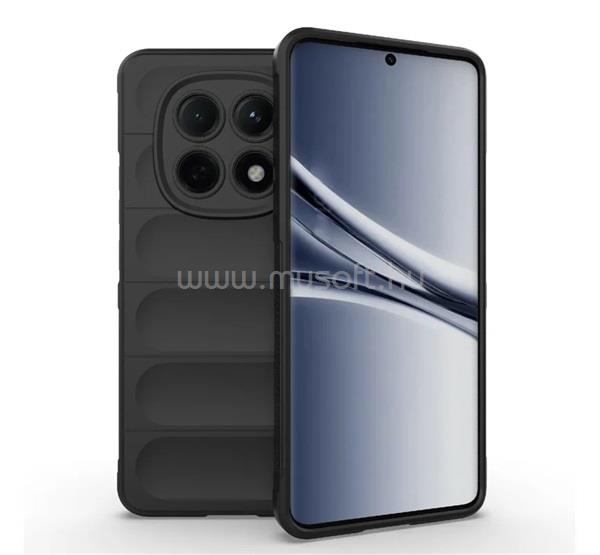 GIGAPACK Poco M8 / Redmi Note 15 5G GIGAPACK Szilikon telefonvédő ütésállóság, 3D, FEKETE