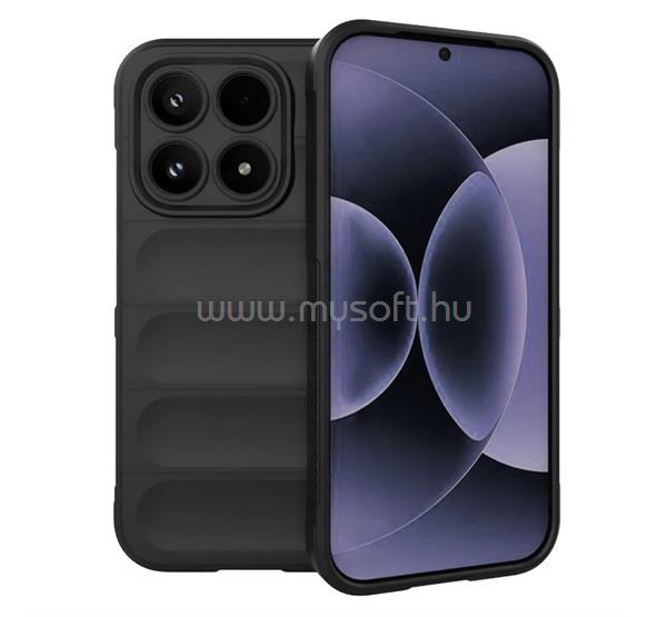 GIGAPACK Xiaomi 17 GIGAPACK Szilikon telefonvédő ütésállóság, 3D, FEKETE