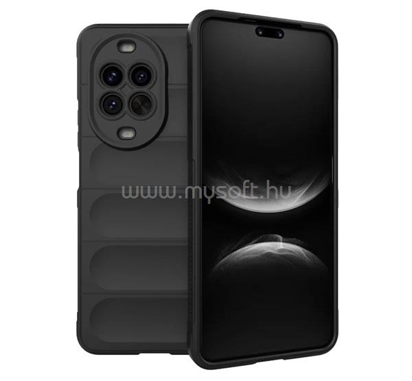 GIGAPACK Huawei Nova 14 Pro GIGAPACK Szilikon telefonvédő ütésállóság, 3D, FEKETE