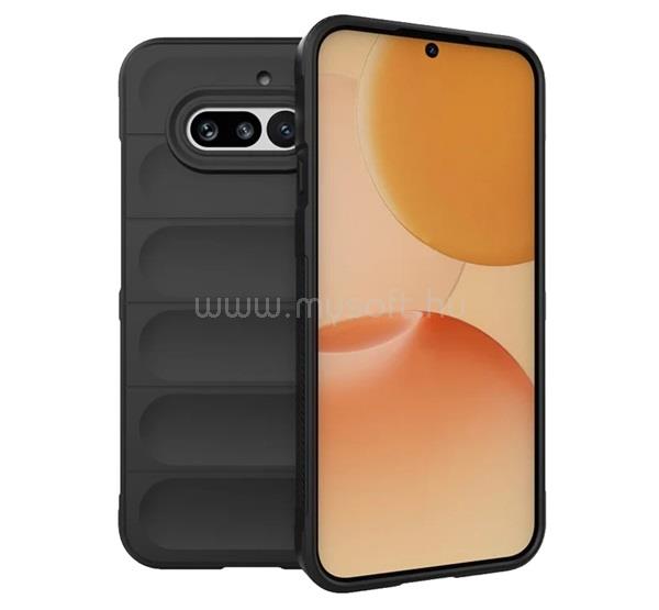 GIGAPACK Nothing Phone 4a GIGAPACK Szilikon telefonvédő ütésállóság, 3D, FEKETE