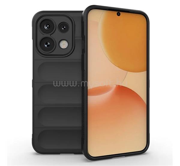 GIGAPACK Oppo Reno16 F GIGAPACK Szilikon telefonvédő ütésállóság, 3D, FEKETE
