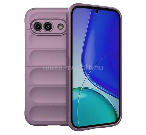 GIGAPACK Google Pixel 9a GIGAPACK Szilikon telefonvédő ütésállóság, 3D, LILA
