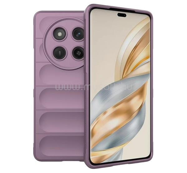 GIGAPACK Honor Magic 7 Lite GIGAPACK Szilikon telefonvédő ütésállóság, 3D, LILA