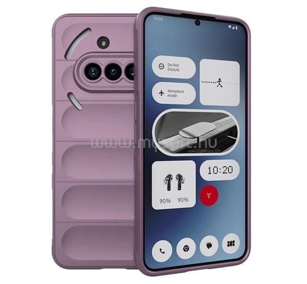 GIGAPACK Nothing Phone 3a GIGAPACK Szilikon telefonvédő ütésállóság, 3D, LILA