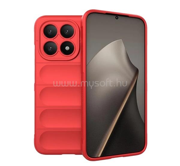 GIGAPACK Xiaomi 15T GIGAPACK Szilikon telefonvédő ütésállóság, 3D, PIROS