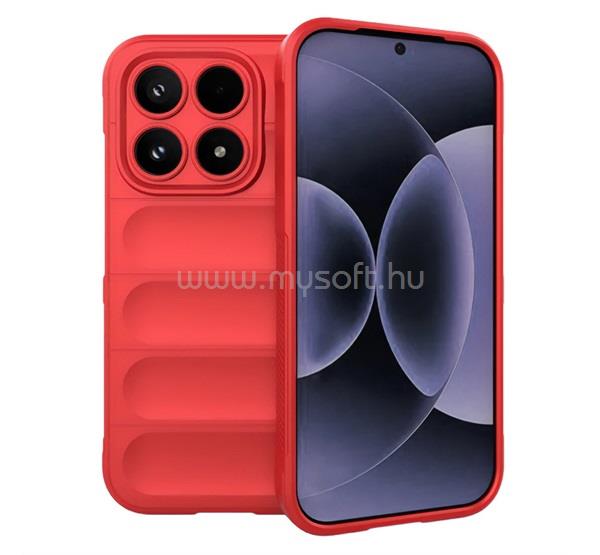 GIGAPACK Xiaomi 17 GIGAPACK Szilikon telefonvédő ütésállóság, 3D, PIROS