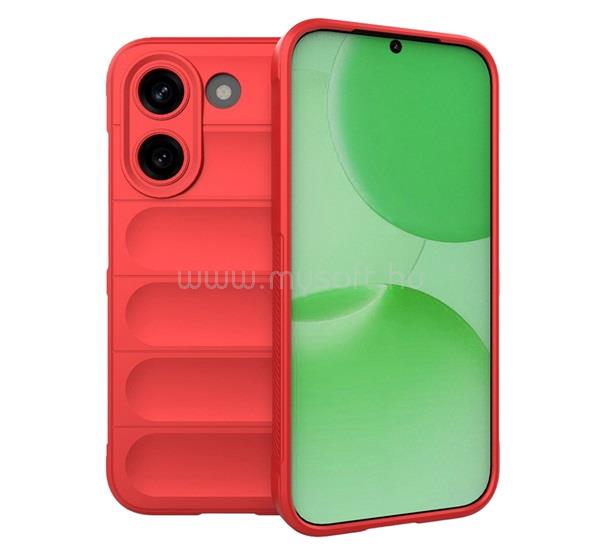 GIGAPACK Poco X8 Pro GIGAPACK Szilikon telefonvédő ütésállóság, 3D, PIROS