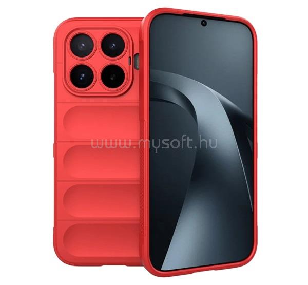GIGAPACK Xiaomi 17T GIGAPACK Szilikon telefonvédő ütésállóság, 3D, PIROS