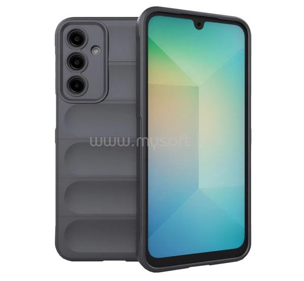 GIGAPACK Samsung A56 5G GIGAPACK Szilikon telefonvédő ütésállóság, 3D, SÖTÉTSZÜRKE