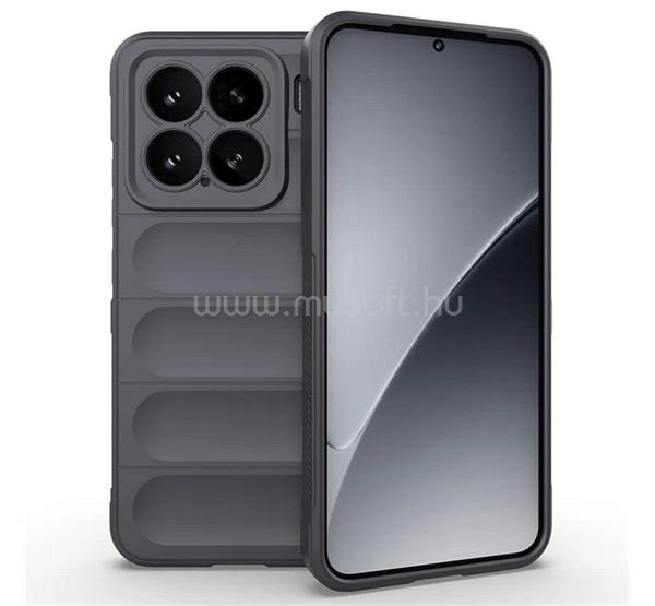 GIGAPACK Xiaomi 15 GIGAPACK Szilikon telefonvédő ütésállóság, 3D, SÖTÉTSZÜRKE