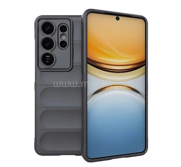 GIGAPACK Samsung S26 Ultra GIGAPACK Szilikon telefonvédő ütésállóság, 3D, SÖTÉTSZÜRKE
