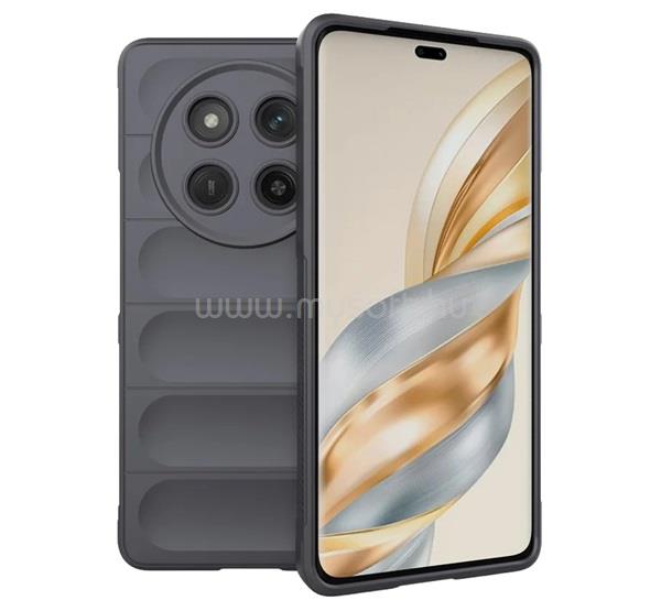 GIGAPACK Honor Magic 7 Lite GIGAPACK Szilikon telefonvédő ütésállóság, 3D, SÖTÉTSZÜRKE