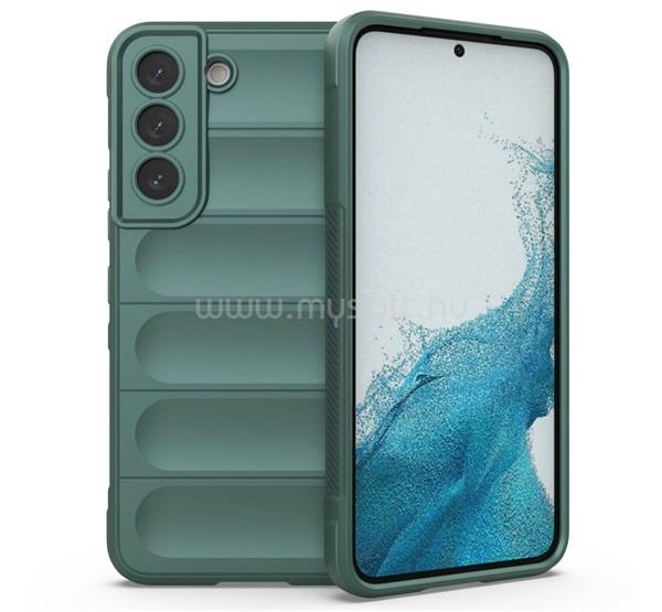 GIGAPACK Samsung S22 GIGAPACK Szilikon telefonvédő ütésállóság, 3D, SÖTÉTZÖLD