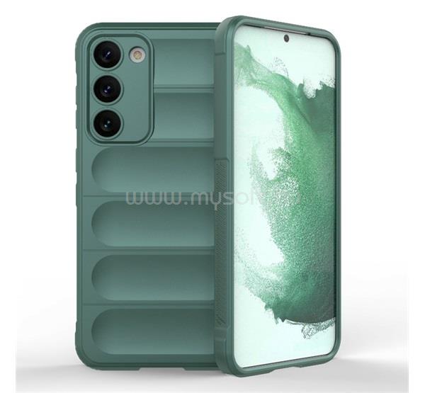 GIGAPACK Samsung S23 GIGAPACK szilikon telefonvédő ütésállóság, 3D, SÖTÉTZÖLD