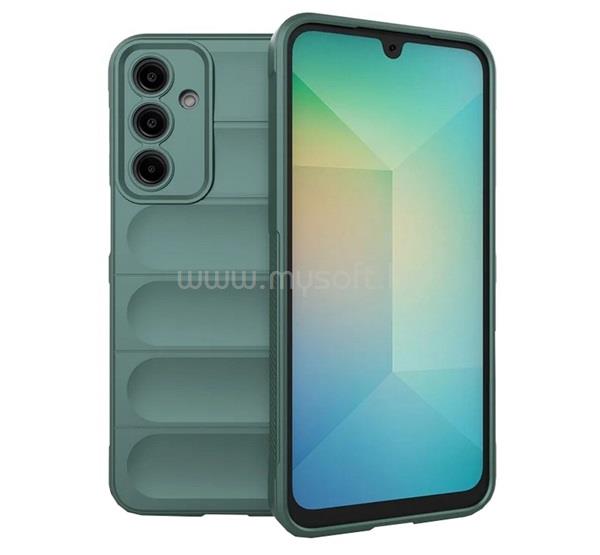 GIGAPACK Samsung A26 5G GIGAPACK Szilikon telefonvédő ütésállóság, 3D, SÖTÉTZÖLD