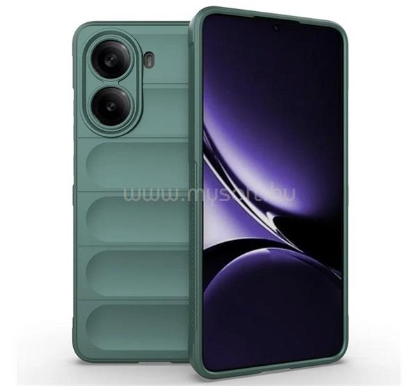 GIGAPACK Poco X7 Pro 5G GIGAPACK Szilikon telefonvédő ütésállóság, 3D, SÖTÉTZÖLD
