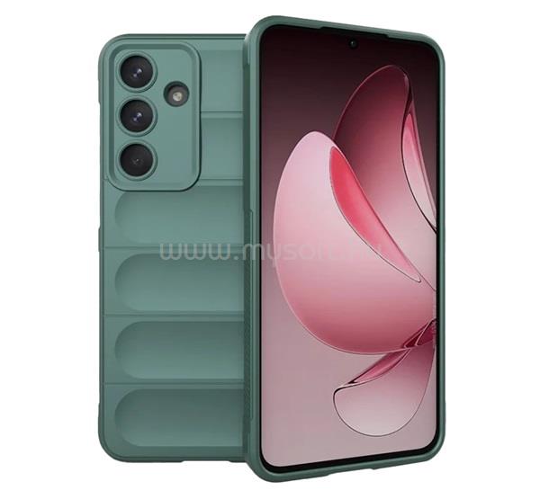 GIGAPACK Samsung S25 FE GIGAPACK Szilikon telefonvédő ütésállóság, 3D, SÖTÉTZÖLD