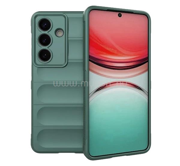 GIGAPACK Samsung S26 GIGAPACK Szilikon telefonvédő ütésállóság, 3D, SÖTÉTZÖLD