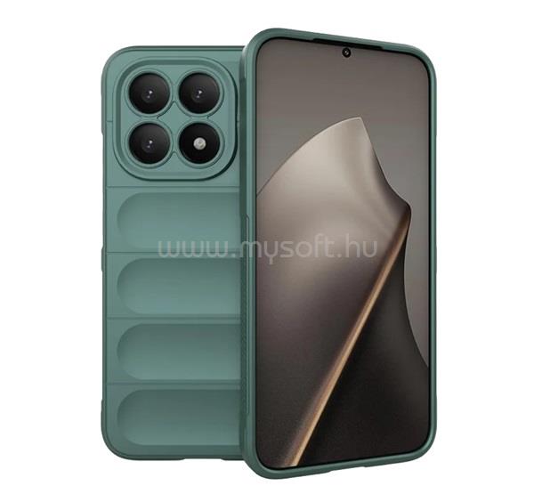 GIGAPACK Xiaomi 15T GIGAPACK Szilikon telefonvédő ütésállóság, 3D, SÖTÉTZÖLD