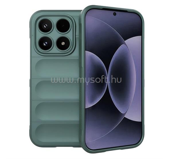 GIGAPACK Xiaomi 17 GIGAPACK Szilikon telefonvédő ütésállóság, 3D, SÖTÉTZÖLD