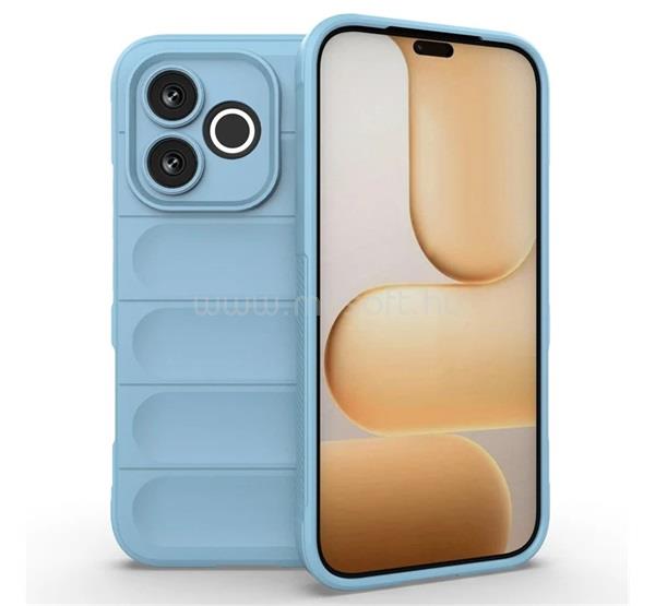 GIGAPACK Honor 600 Lite GIGAPACK Szilikon telefonvédő ütésállóság, 3D, VILÁGOSKÉK
