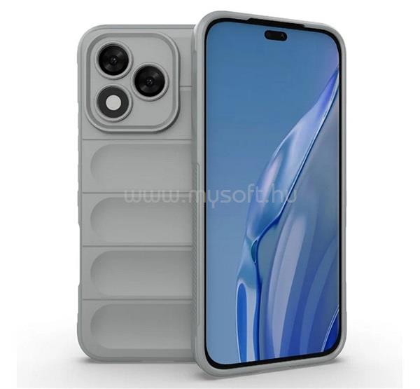 GIGAPACK Honor 400 Lite GIGAPACK Szilikon telefonvédő ütésállóság, 3D, VILÁGOSSZÜRKE