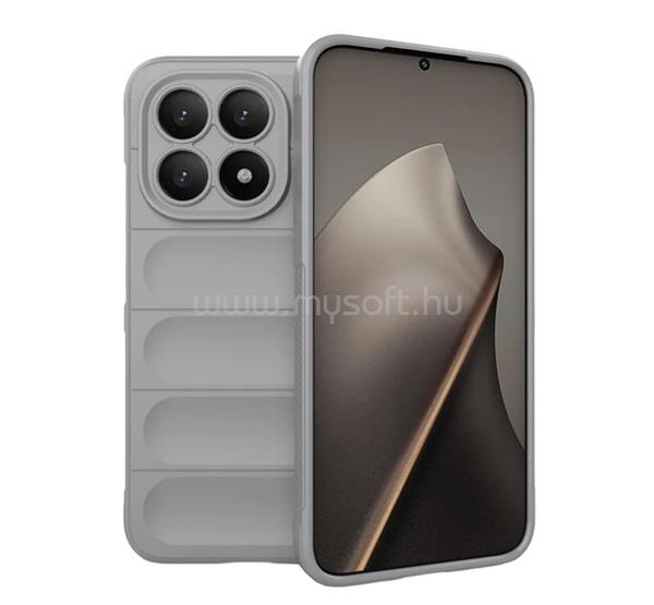 GIGAPACK Xiaomi 15T GIGAPACK Szilikon telefonvédő ütésállóság, 3D, VILÁGOSSZÜRKE