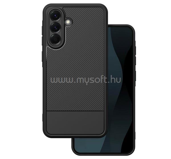 GIGAPACK Samsung A57 5G GIGAPACK Szilikon telefonvédő ütésállóság, karbon minta, FEKETE