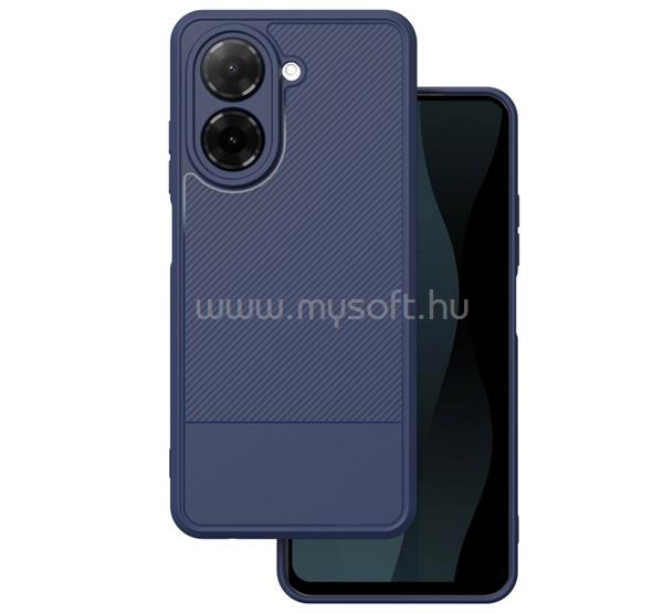 GIGAPACK Redmi A5 4G GIGAPACK Szilikon telefonvédő ütésállóság, karbon minta, SÖTÉTKÉK
