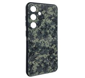 GIGAPACK Samsung A17 4G / A17 5G GIGAPACK Szilikon telefonvédő ütésállóság, terep minta, SÖTÉTZÖLD GP-180138 small