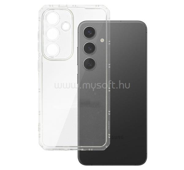 GIGAPACK Samsung S24 FE GIGAPACK Szilikon telefonvédő ütésállóság, légpárnás keret, ÁTLÁTSZÓ