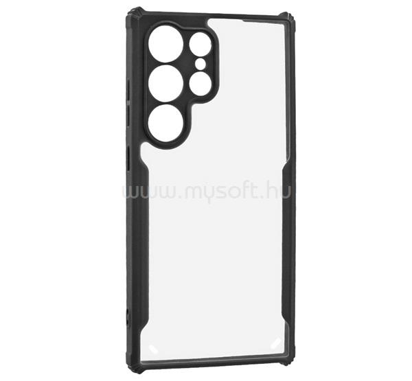 GIGAPACK Samsung S25 Ultra GIGAPACK Szilikon telefonvédő ütésállóság, kameravédő, FEKETE