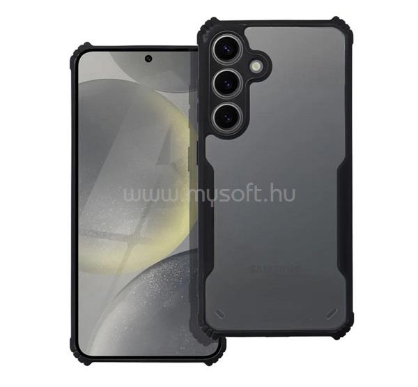 GIGAPACK Samsung S25 GIGAPACK Szilikon telefonvédő ütésállóság, kameravédő, FEKETE