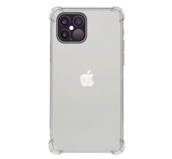 GIGAPACK iPhone 12 mini GIGAPACK szilikon telefonvédő ütésállóság, légpárnás sarok, ÁTLÁTSZÓ