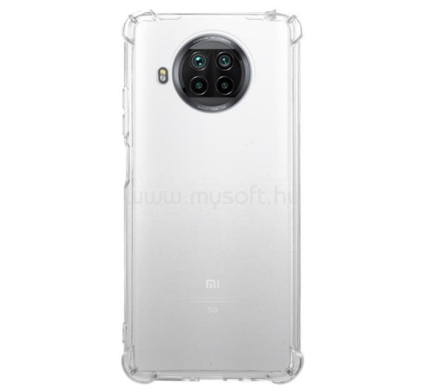GIGAPACK Xiaomi Mi 10T Lite 5G GIGAPACK szilikon telefonvédő ütésállóság, légpárnás sarok, ÁTLÁTSZÓ