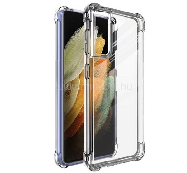 GIGAPACK Samsung S21 GIGAPACK Szilikon telefonvédő ütésállóság, légpárnás sarok, ÁTLÁTSZÓ