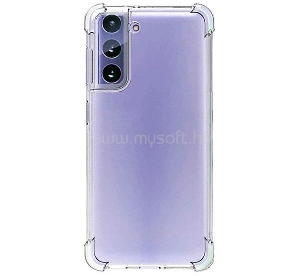 GIGAPACK Samsung S21 FE GIGAPACK szilikon telefonvédő ütésállóság, légpárnás sarok, ÁTLÁTSZÓ