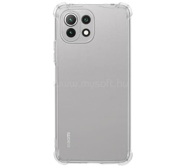 GIGAPACK Xiaomi 11 Lite 5G NE / Mi 11 Lite 5G GIGAPACK Szilikon telefonvédő ütésállóság, légpárnás sarok, ÁTLÁTSZÓ