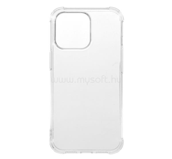 GIGAPACK iPhone 13 Pro Max GIGAPACK szilikon telefonvédő ütésállóság, légpárnás sarok, ÁTLÁTSZÓ