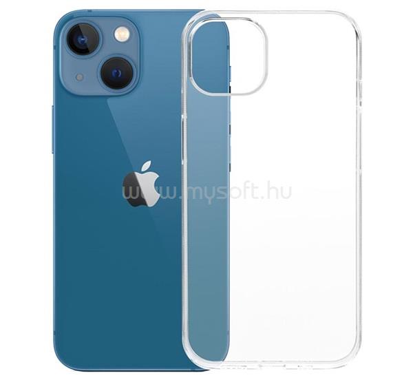 GIGAPACK iPhone 13 GIGAPACK szilikon telefonvédő ütésállóság, légpárnás sarok, ÁTLÁTSZÓ