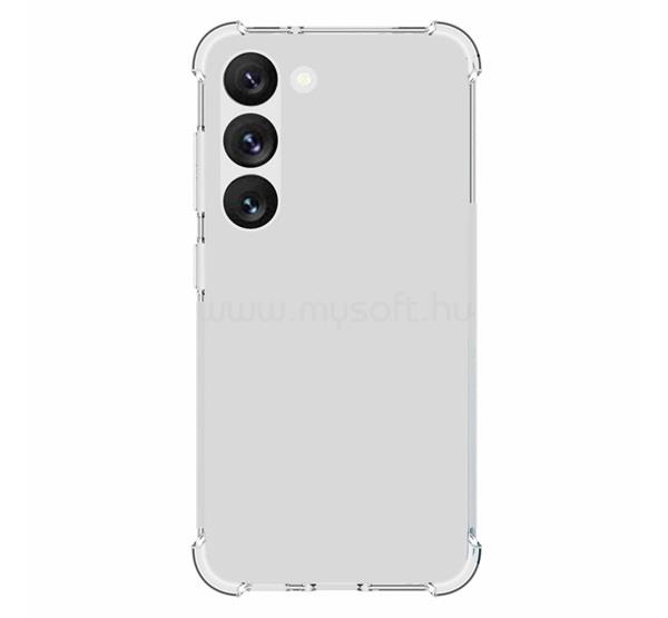 GIGAPACK Samsung S23 GIGAPACK szilikon telefonvédő ütésállóság, légpárnás sarok, ÁTLÁTSZÓ