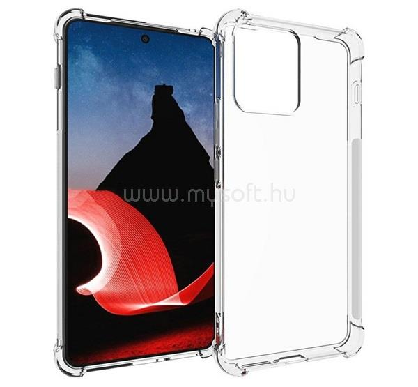 GIGAPACK Motorola ThinkPhone 5G GIGAPACK Szilikon telefonvédő ütésállóság, légpárnás sarok, ÁTLÁTSZÓ