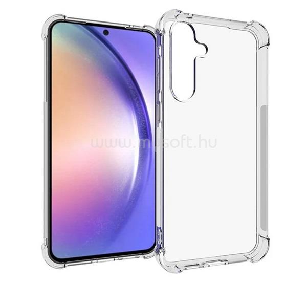 GIGAPACK Samsung A55 5G GIGAPACK Szilikon telefonvédő ütésállóság, légpárnás sarok, ÁTLÁTSZÓ