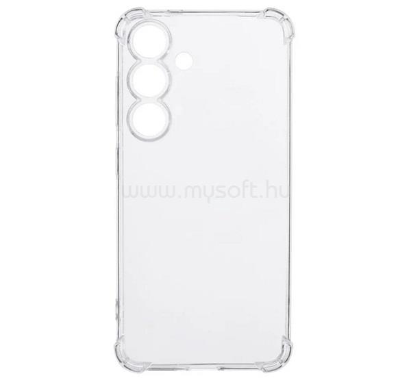 GIGAPACK Samsung S25 GIGAPACK Szilikon telefonvédő ütésállóság, légpárnás sarok, ÁTLÁTSZÓ