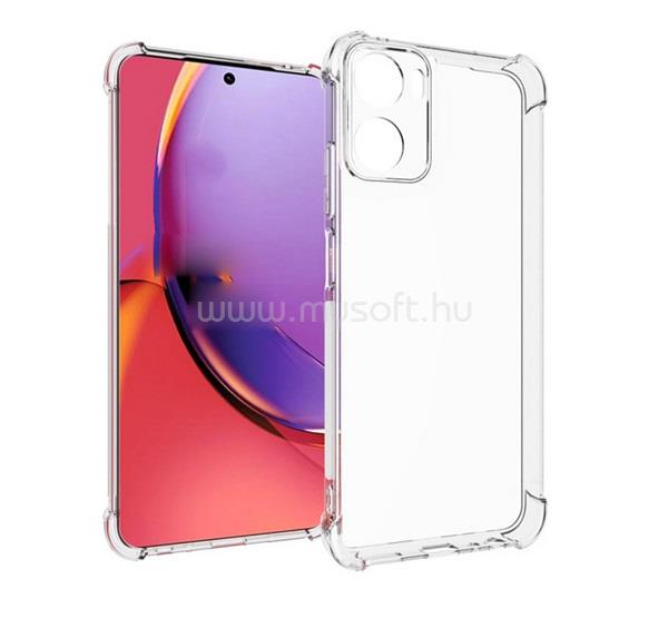 GIGAPACK Motorola Moto G05 GIGAPACK Szilikon telefonvédő ütésállóság, légpárnás sarok, ÁTLÁTSZÓ