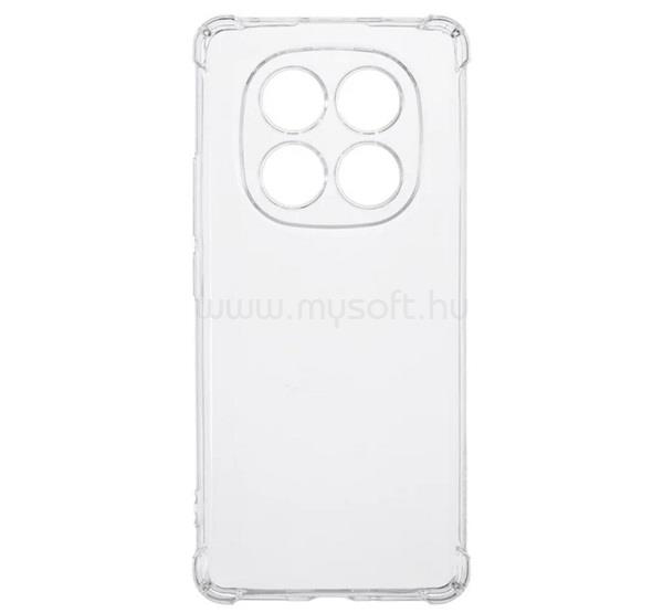 GIGAPACK Poco X7 / Redmi Note 14 Pro 5G GIGAPACK Szilikon telefonvédő ütésállóság, légpárnás sarok, ÁTLÁTSZÓ