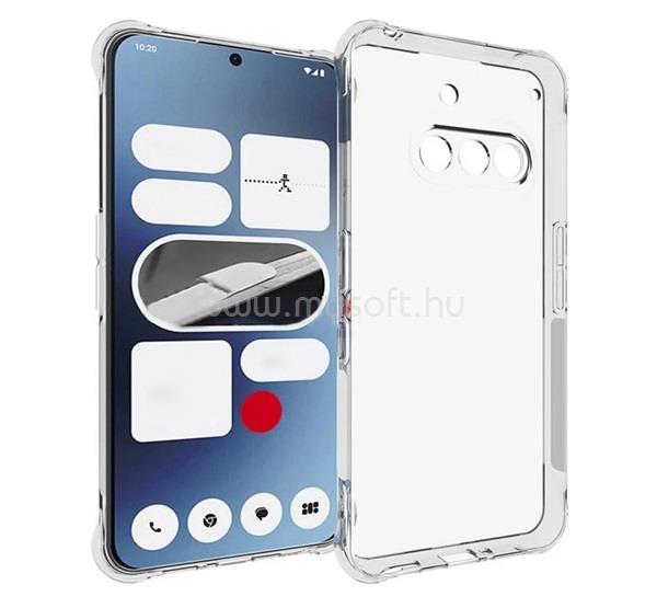 GIGAPACK Nothing Phone 3a GIGAPACK Szilikon telefonvédő ütésállóság, légpárnás sarok, ÁTLÁTSZÓ