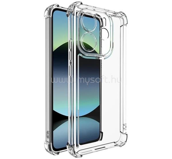 GIGAPACK Redmi Note 14 4G GIGAPACK Szilikon telefonvédő ütésállóság, légpárnás sarok, ÁTLÁTSZÓ