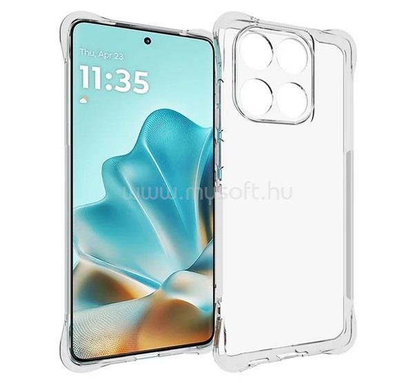 GIGAPACK Motorola Edge 60 5G / Edge 60 Fusion 5G GIGAPACK Szilikon telefonvédő ütésállóság, légpárnás sarok, ÁTLÁTSZÓ