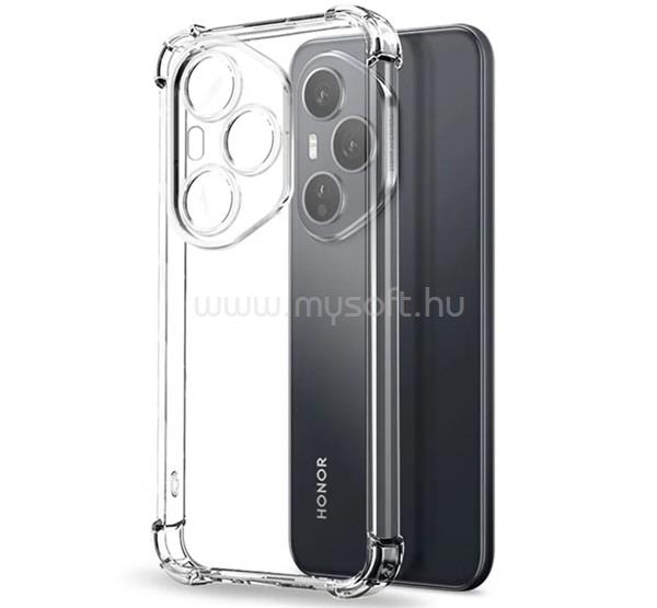 GIGAPACK Honor 400 Pro GIGAPACK Szilikon telefonvédő ütésállóság, légpárnás sarok, ÁTLÁTSZÓ